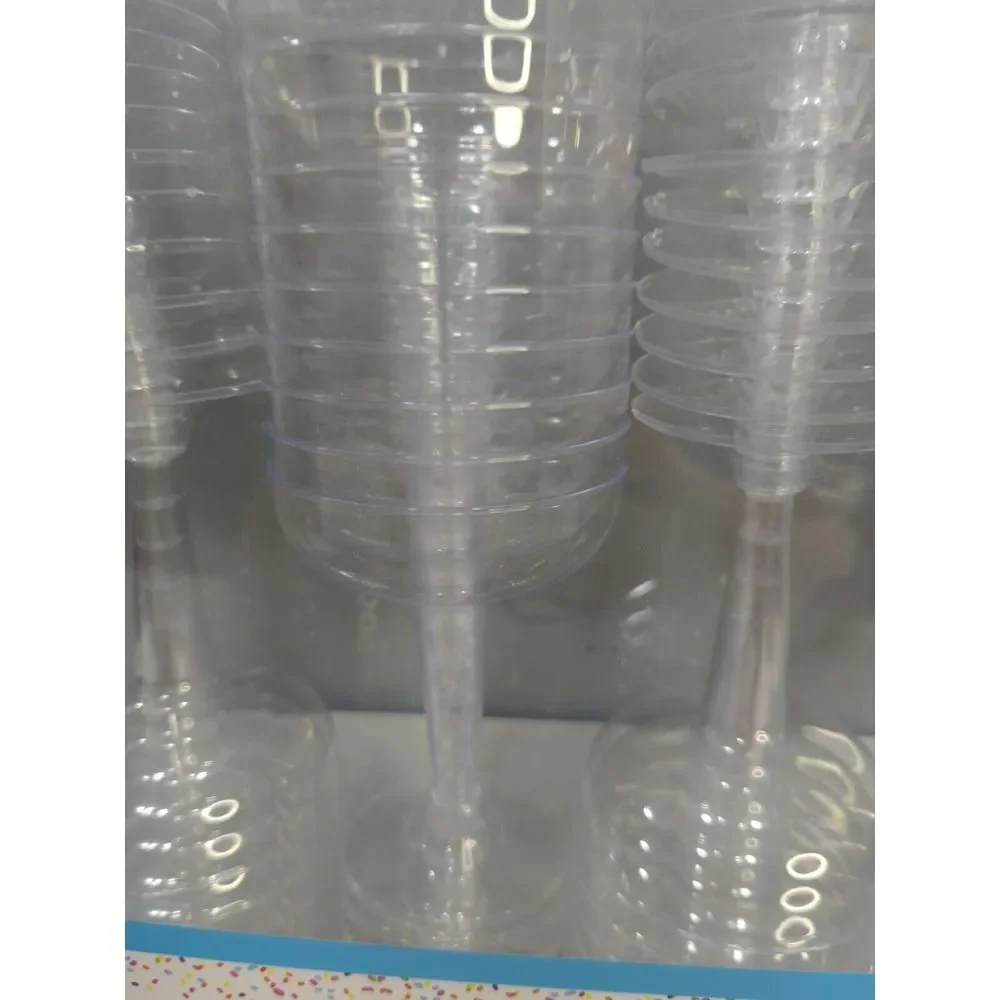NIB Celebrate It ‎ Plastic Champagne Glasses Count 40 4.5 Fl Oz